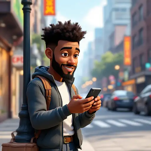 Animated Entrepreneur Street