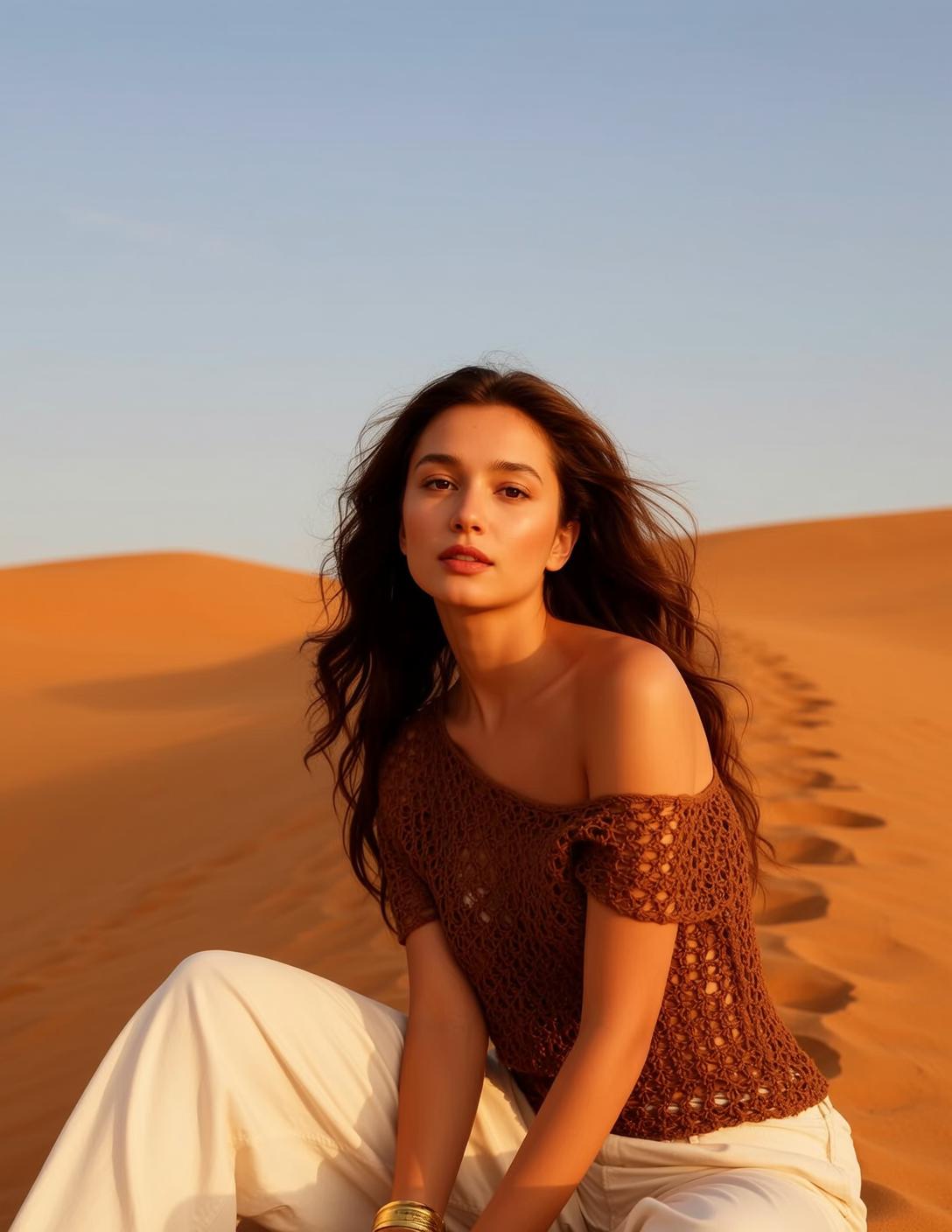 Explore Seated Sand Dune Facing Her Body