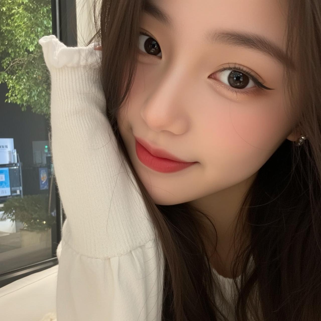 White Knit Sweater Soft Closeup
