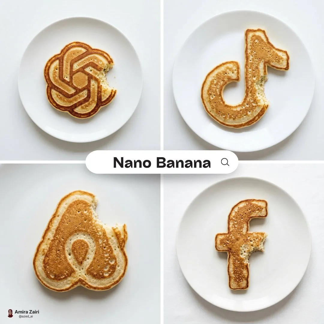 Pancake Logo Food Photography White Background Flat Lay