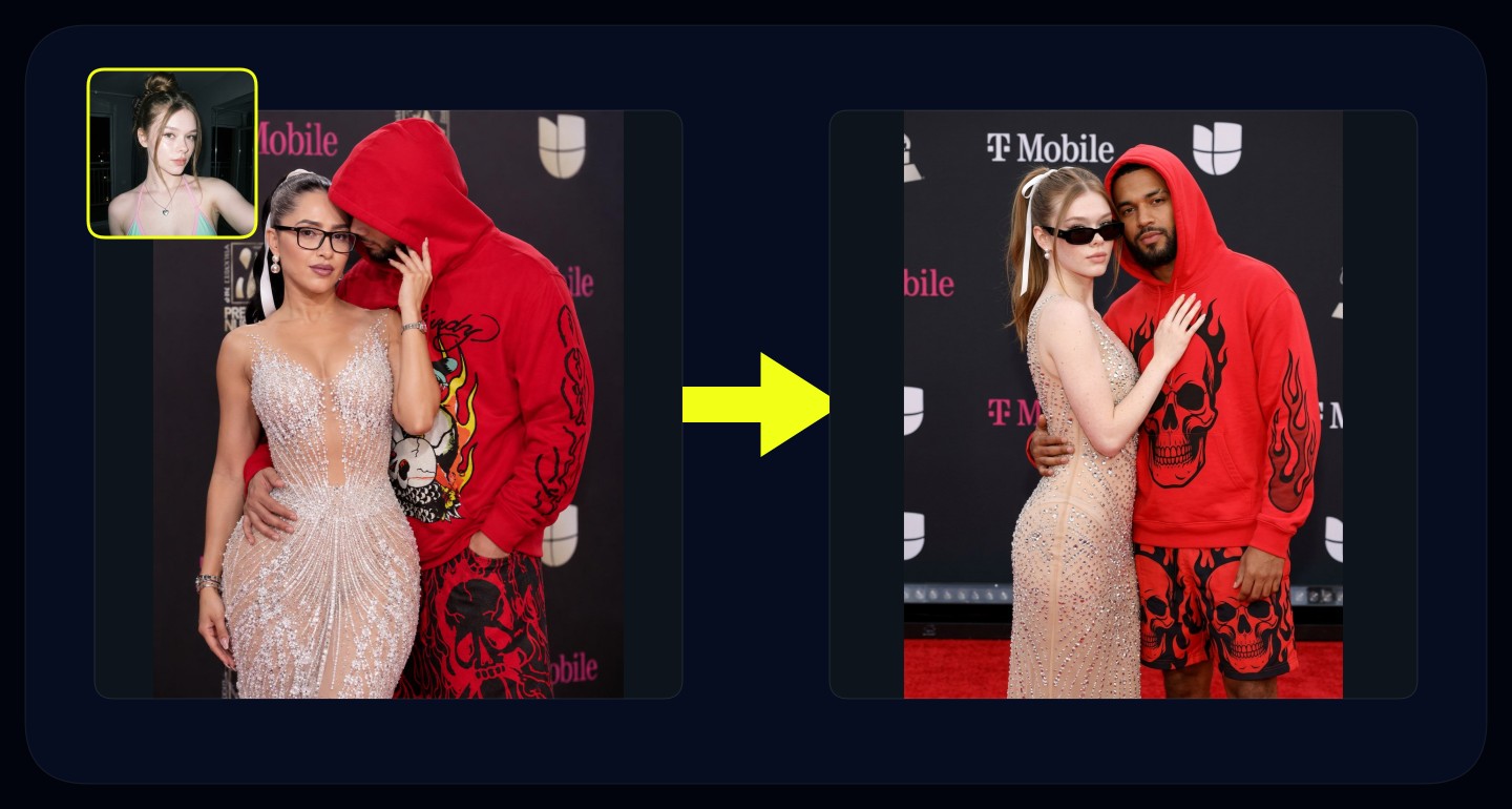Mila remix walkthrough for Red Carpet Portrait Woman In Crystal Gown Beside Man
