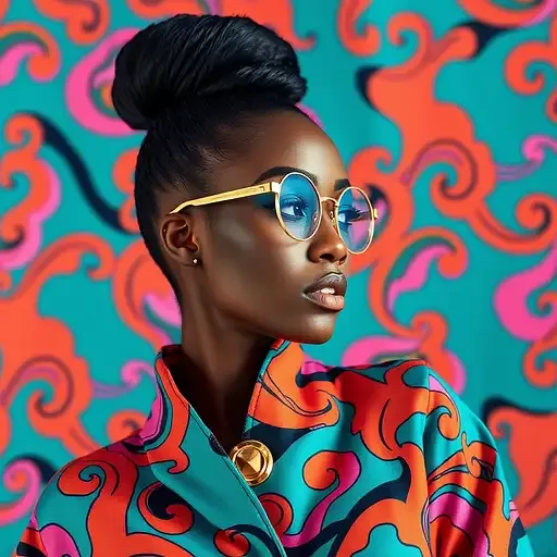 Glasses In Fashion Portrait