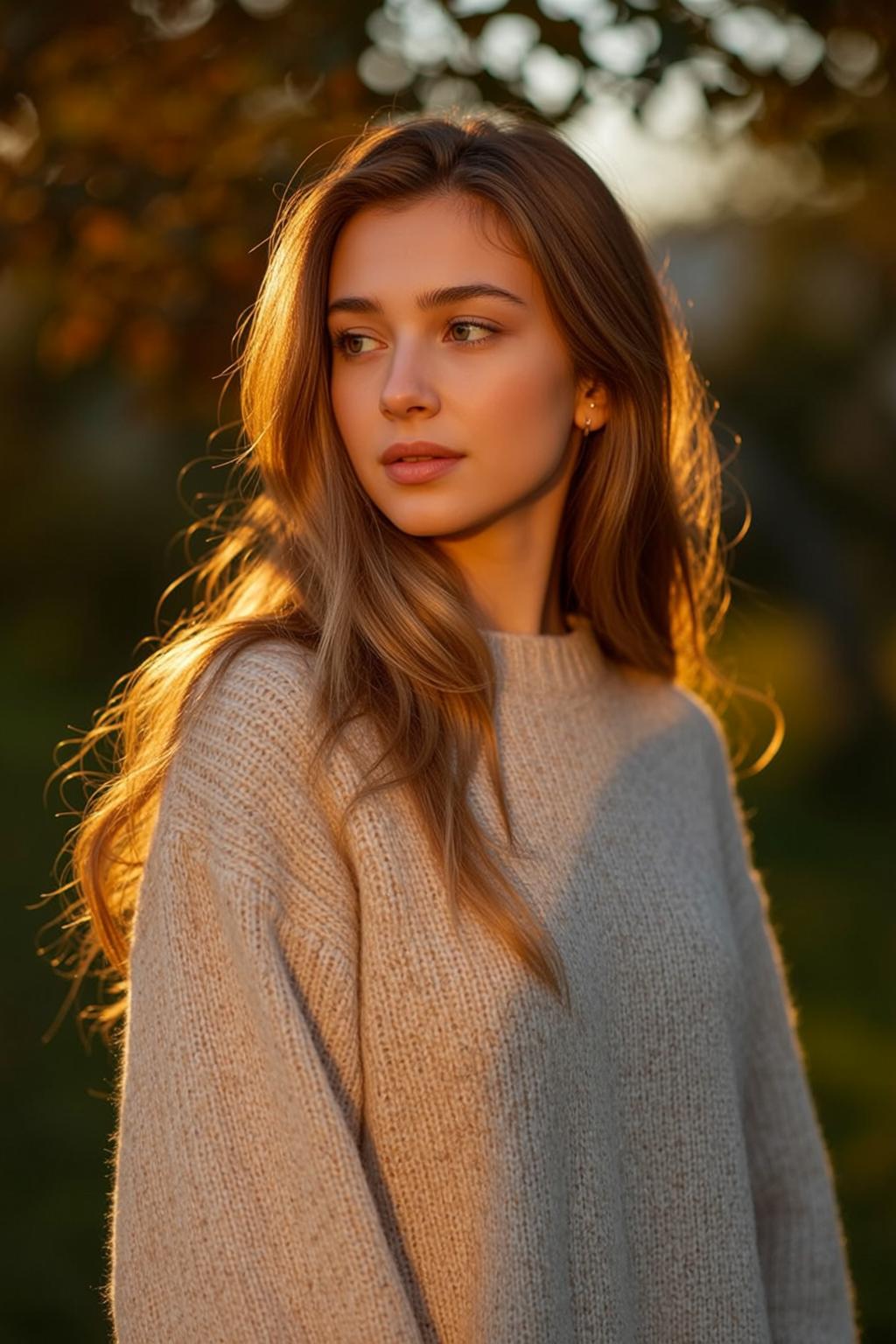 Chunky Knit Golden Hour