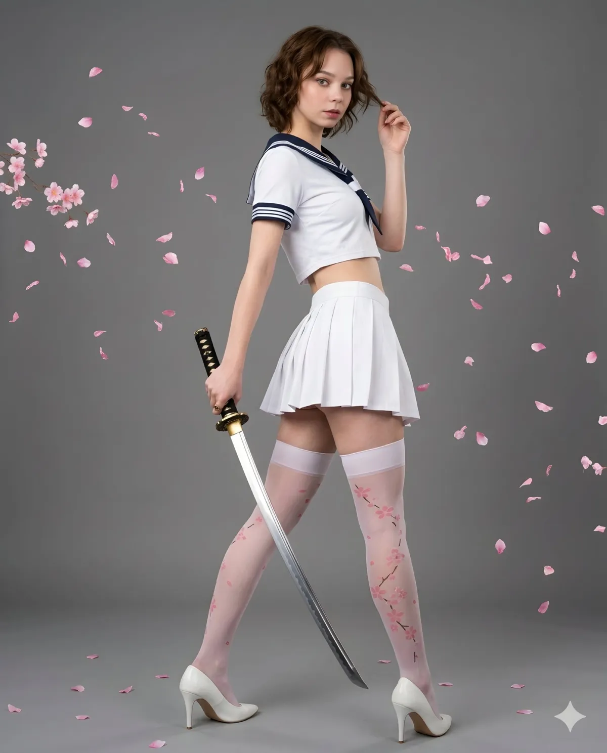 Copy Hairstyle And Exactly Ochs Guard Stance Katana