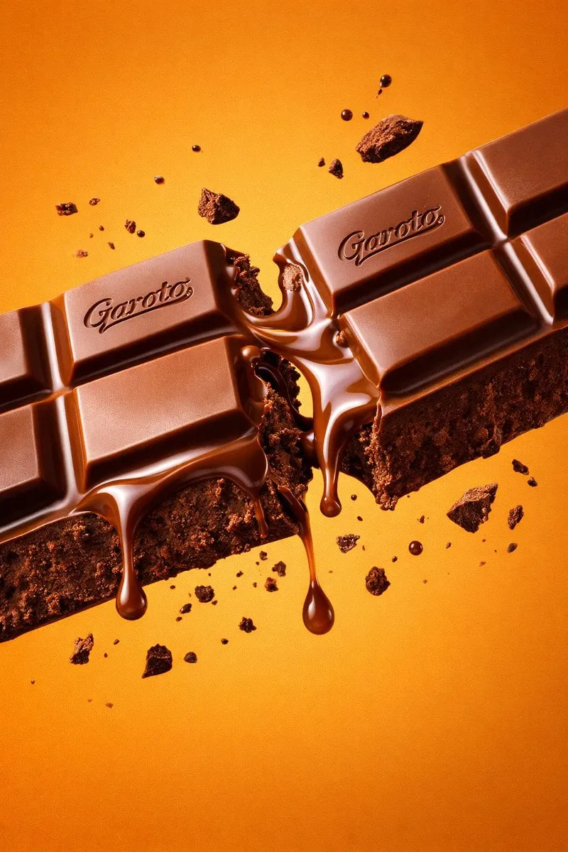 Garoto Chocolate Bar Studio Commercial Bold Style