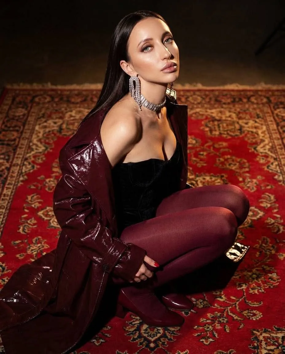 Earrings In Corset Portrait