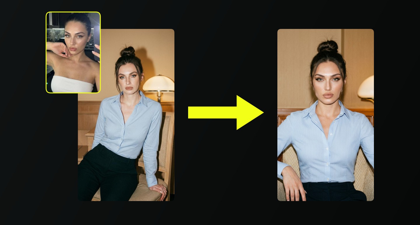 Lily remix walkthrough for Hotel Room Woman Seated Chair Geometric Background