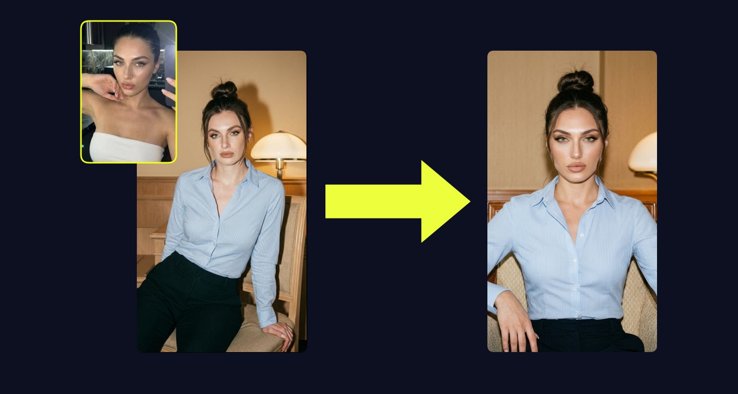 Lily remix walkthrough for Hotel Room Woman Seated Chair Geometric Background