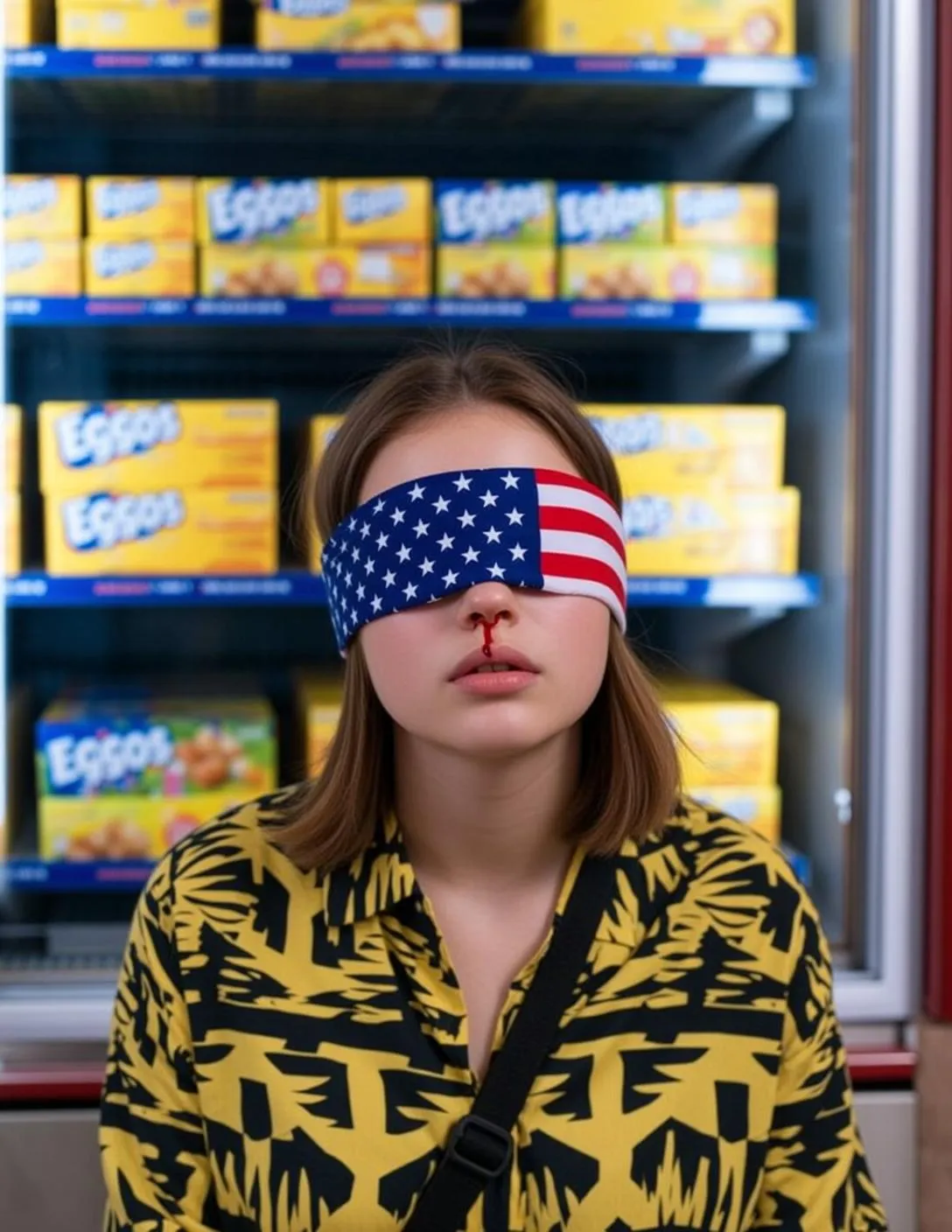 Frozen Aisle Nosebleed Look