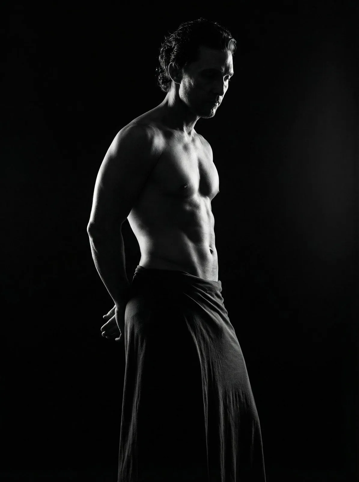 Athletic Man Studio Portrait