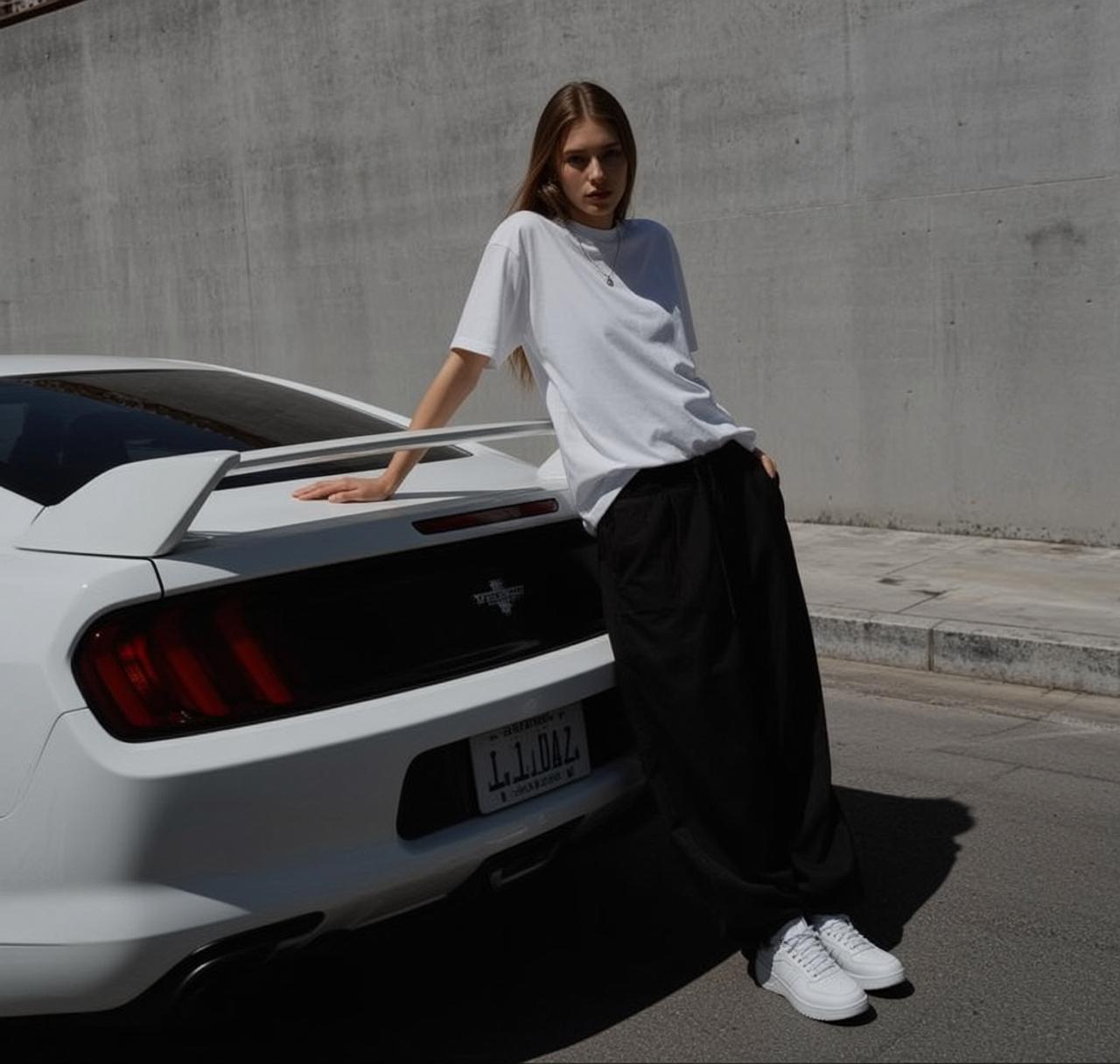 90s Young Long Brown Straight Fair White