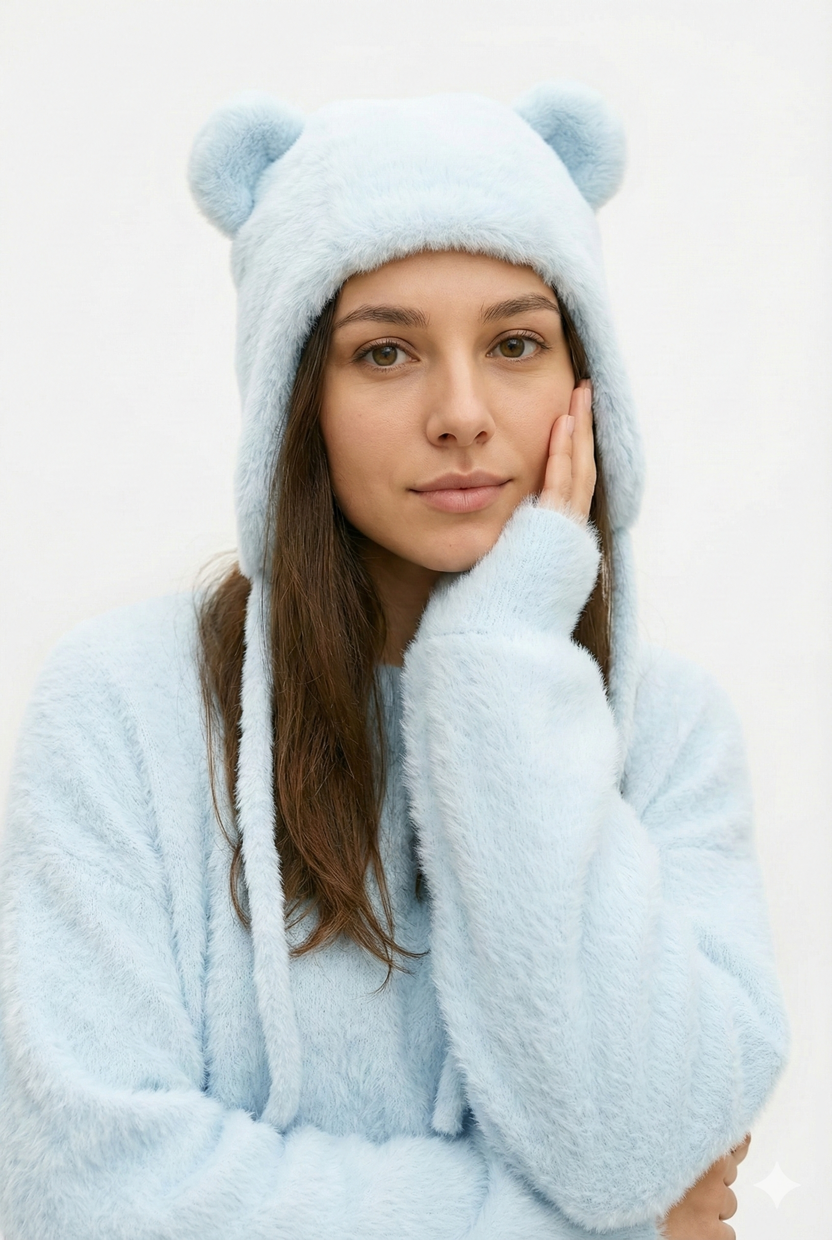 Fluffy Fashion Portrait