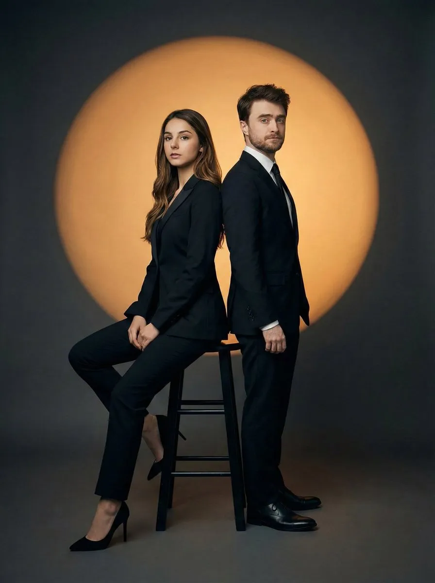 Elegance in Contrast: A Portrait of Confidence