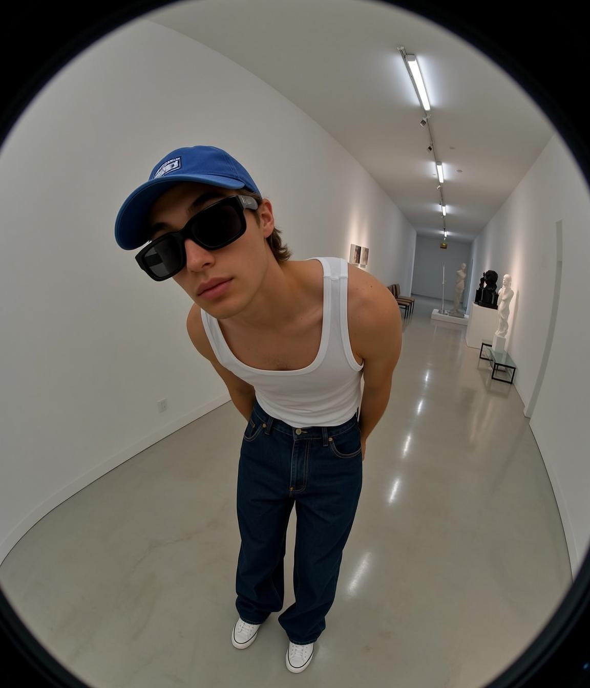 Mullet Cap Gallery Pose