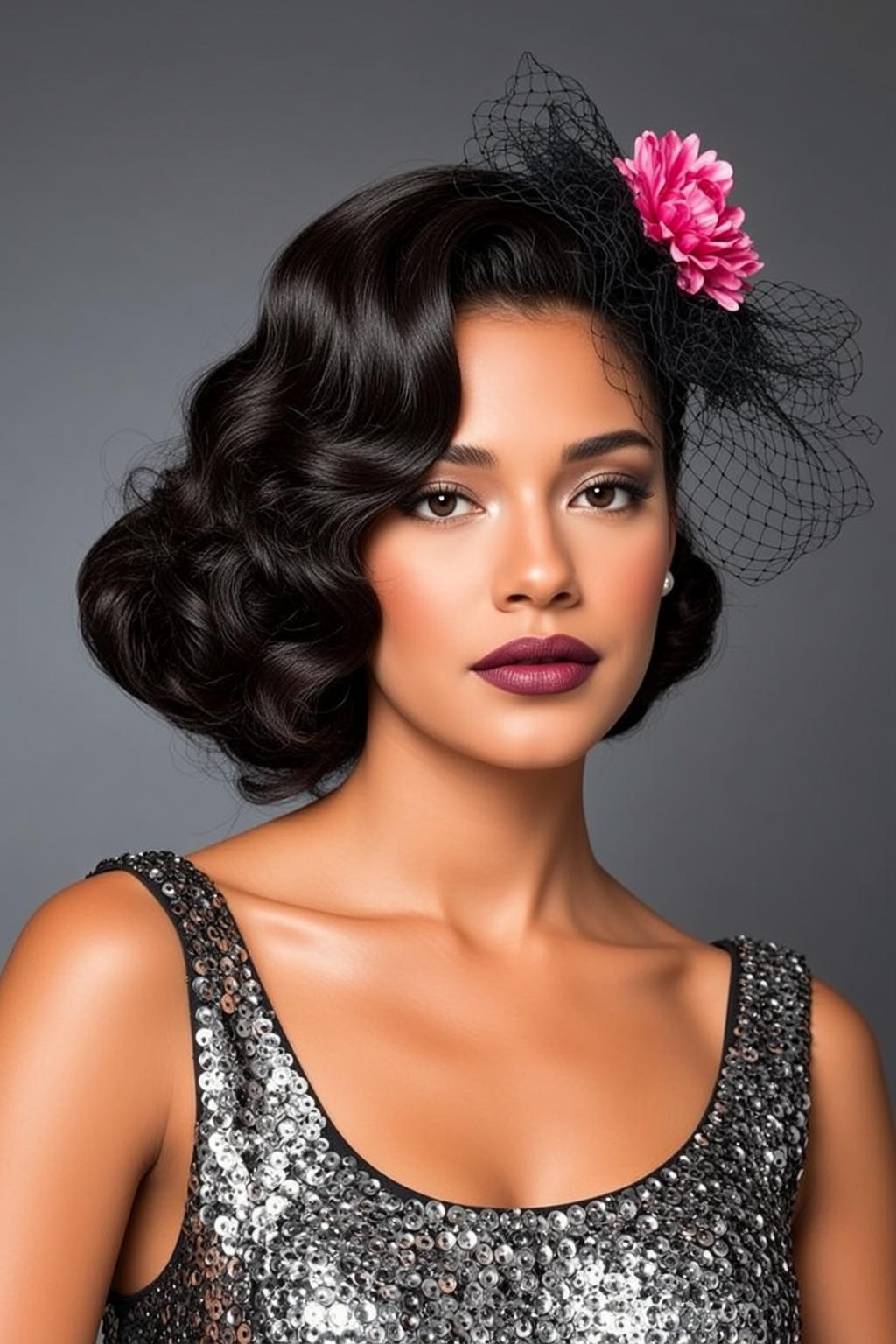 Vintage Glamour Finger Wave Bob