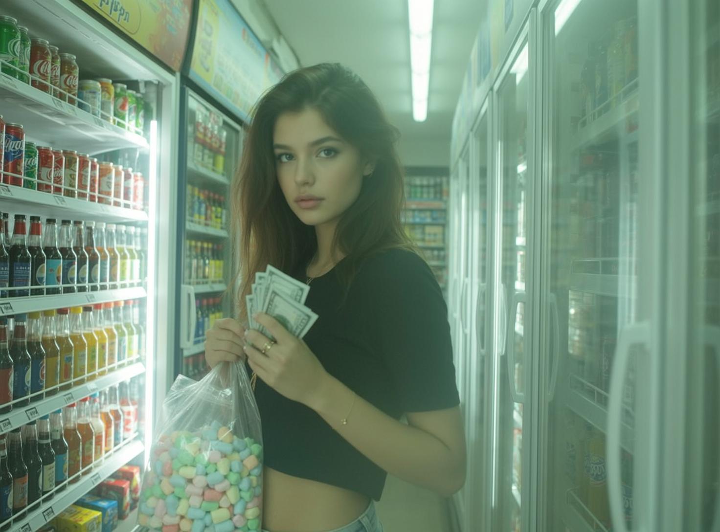 Marshmallows And Dollar Bills
