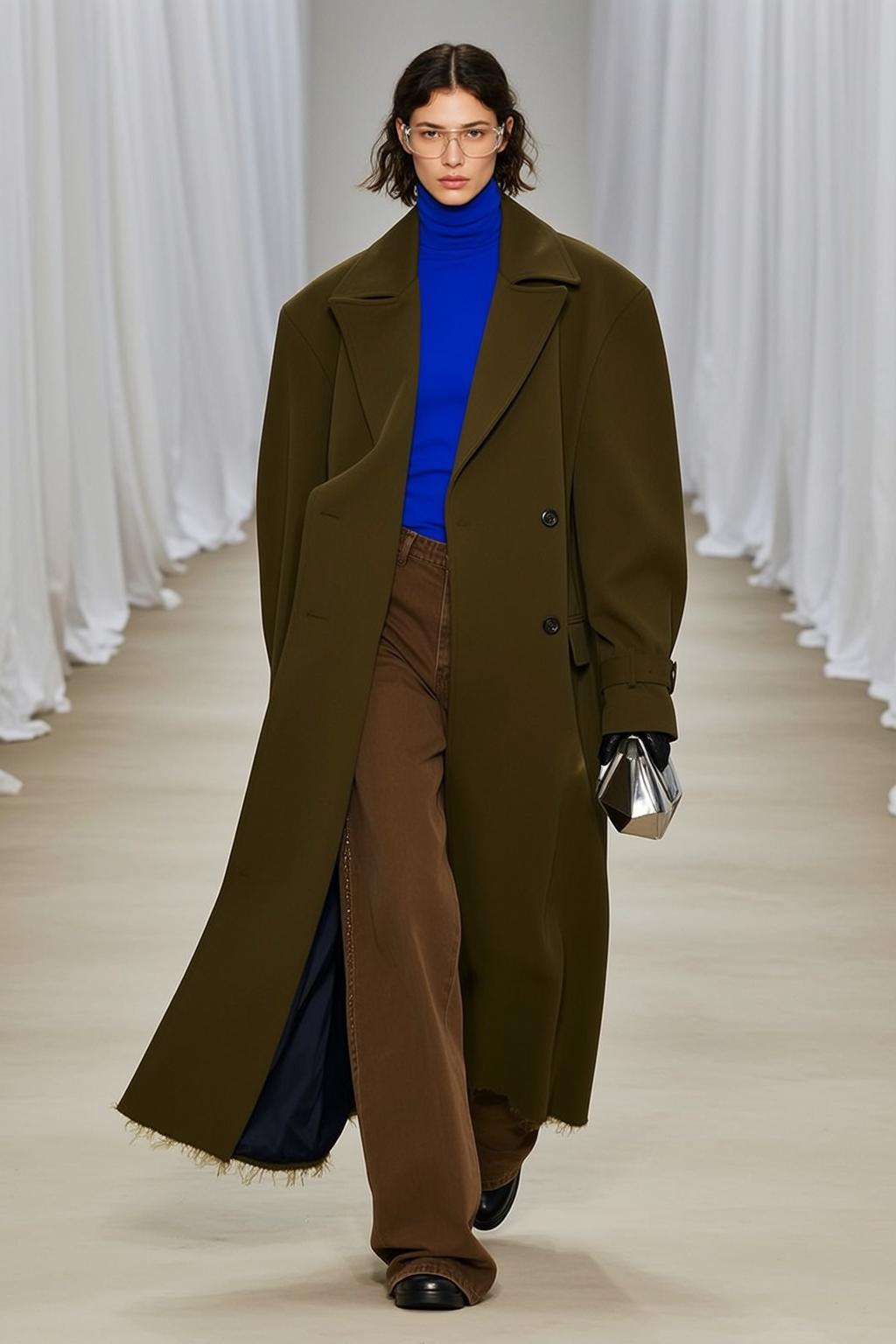 Fashion Week Young Dark Brown Shoulder-length Wavy