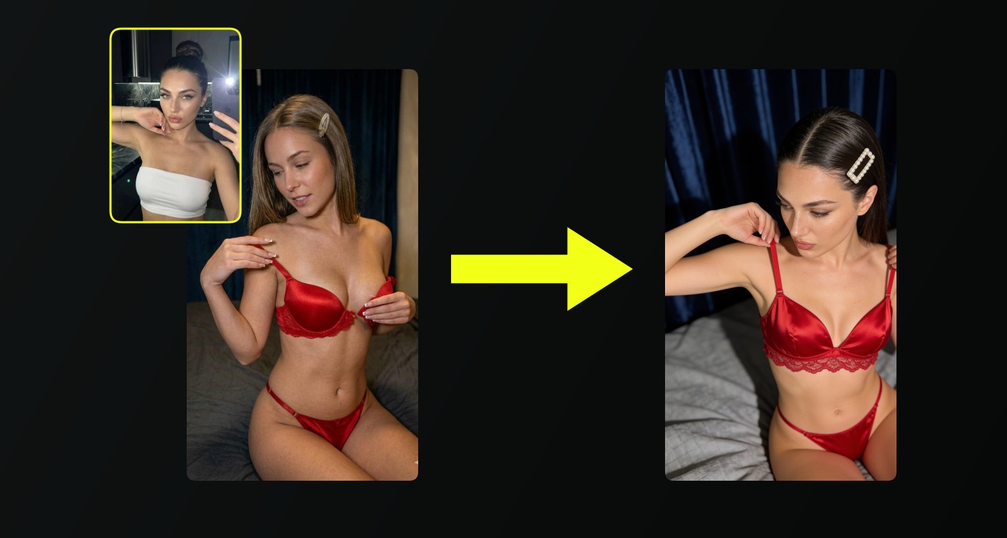 Lily remix walkthrough for Red Satin Bra And Underwear On Bed