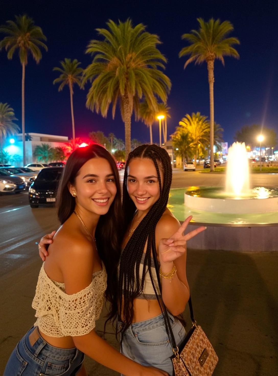 Explore Captures Two Young Women Standing Close