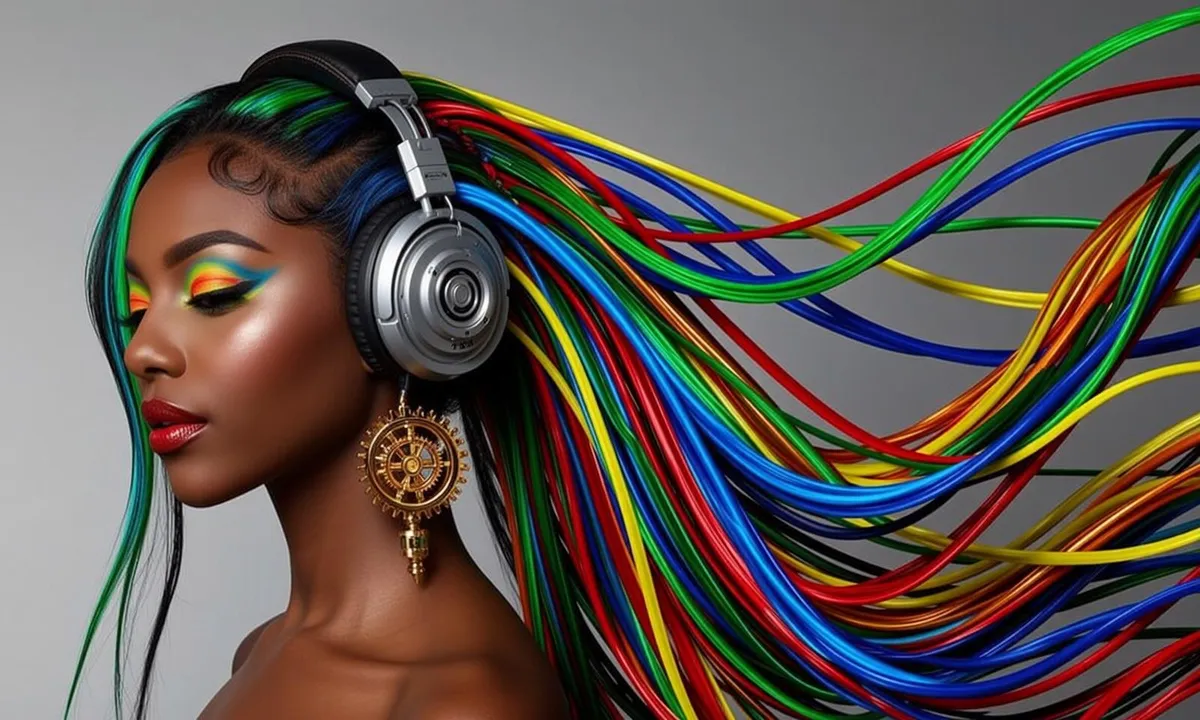 Earrings In A Studio