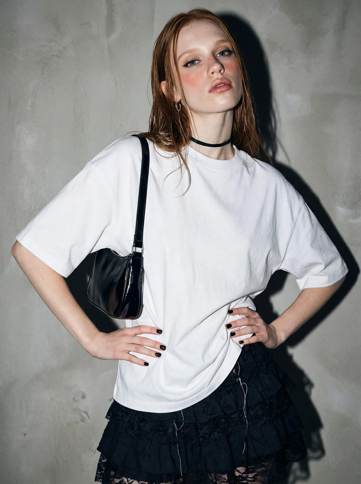 Edgy Grunge Fashion Portrait