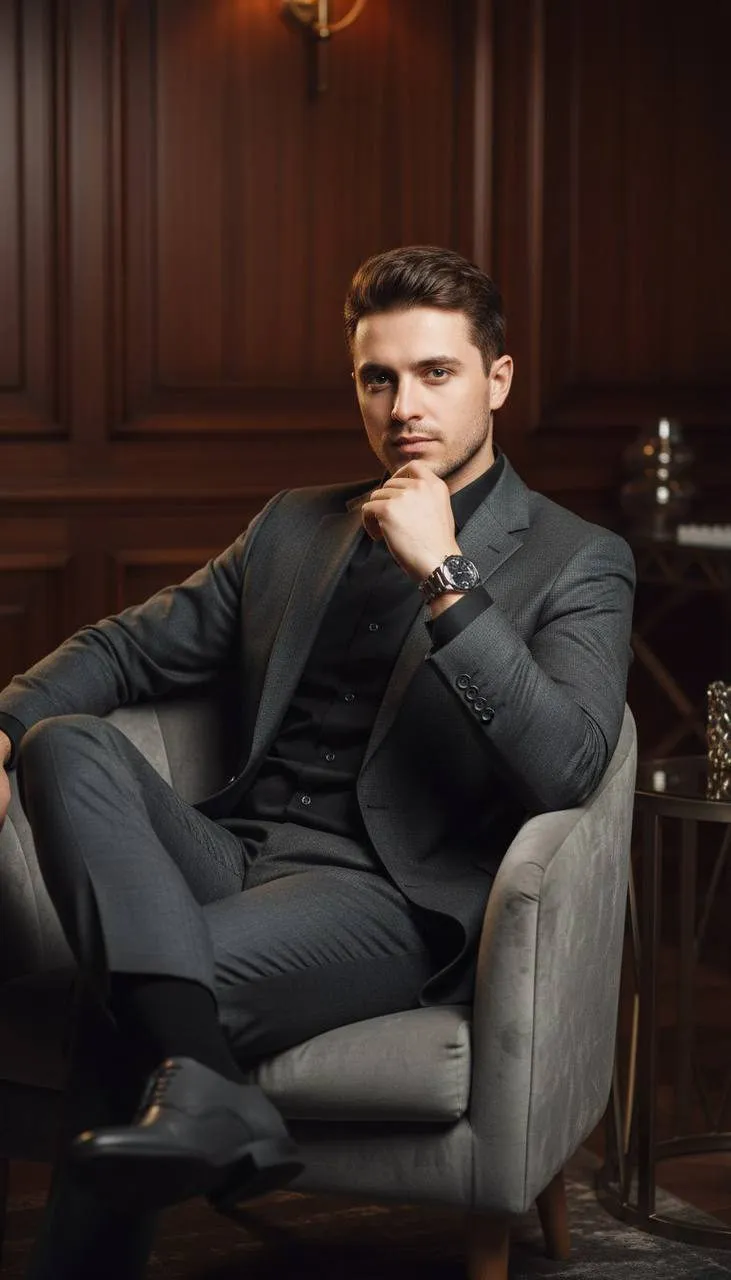 Wristwatch In Armchair Portrait