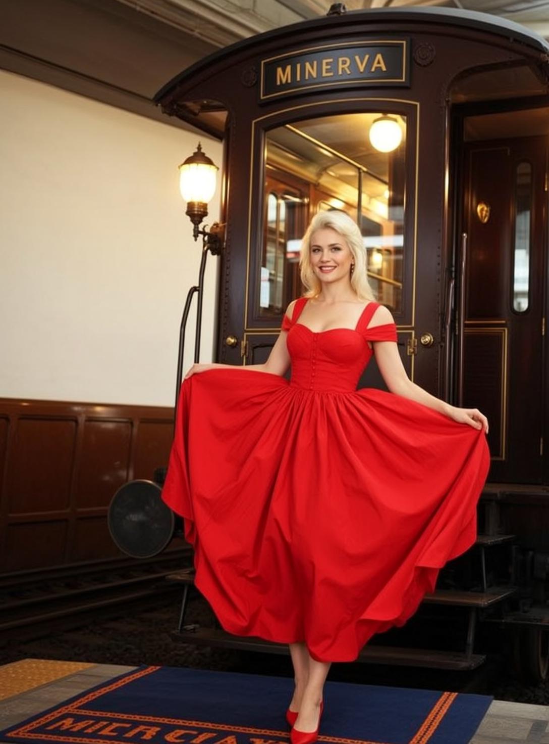 Luxury Young Blonde Updo Fair Red Sweetheart