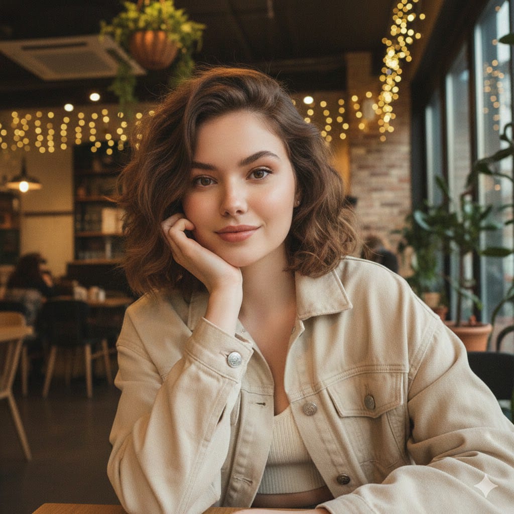 Chic Cafe Portrait