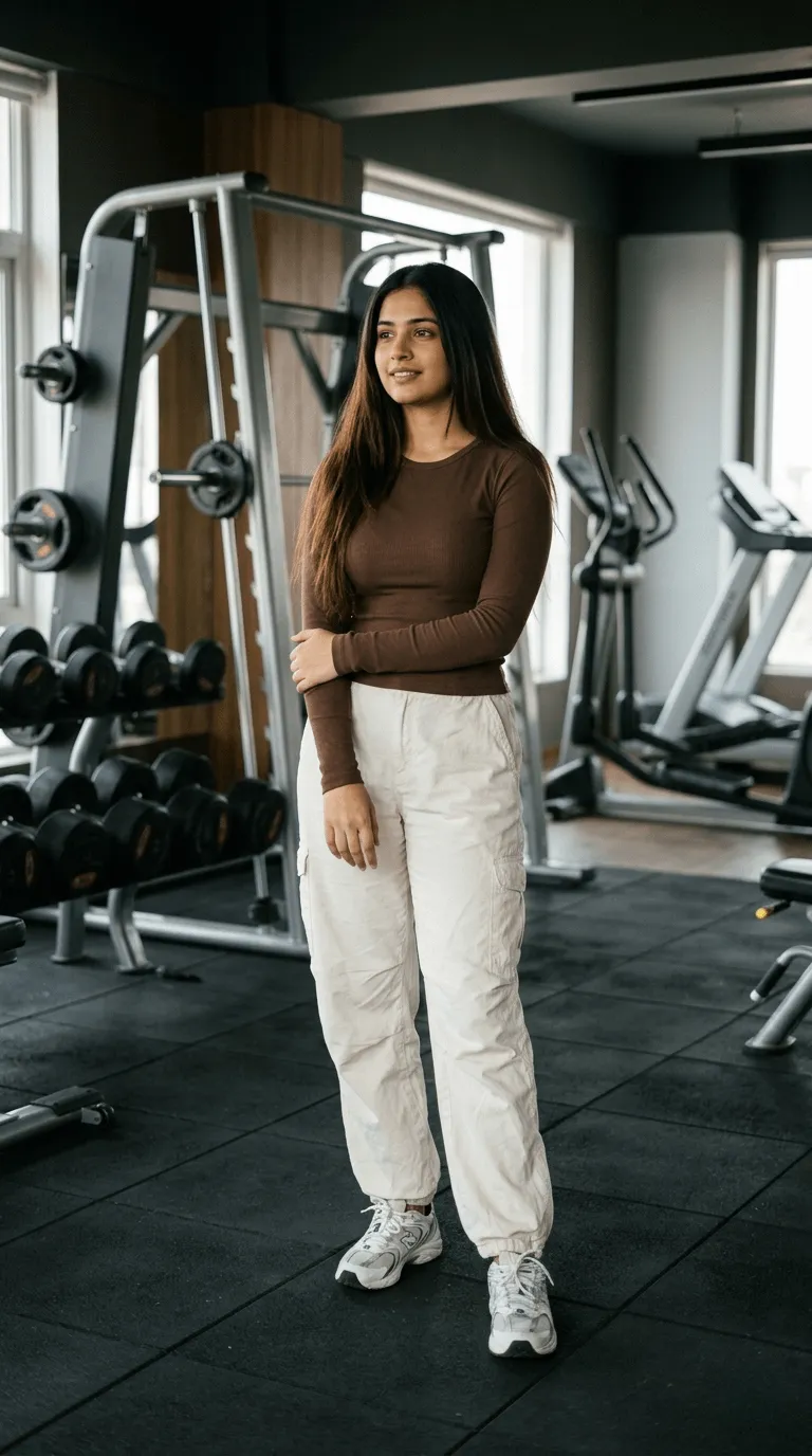 Long Sleeved In Modern Gym