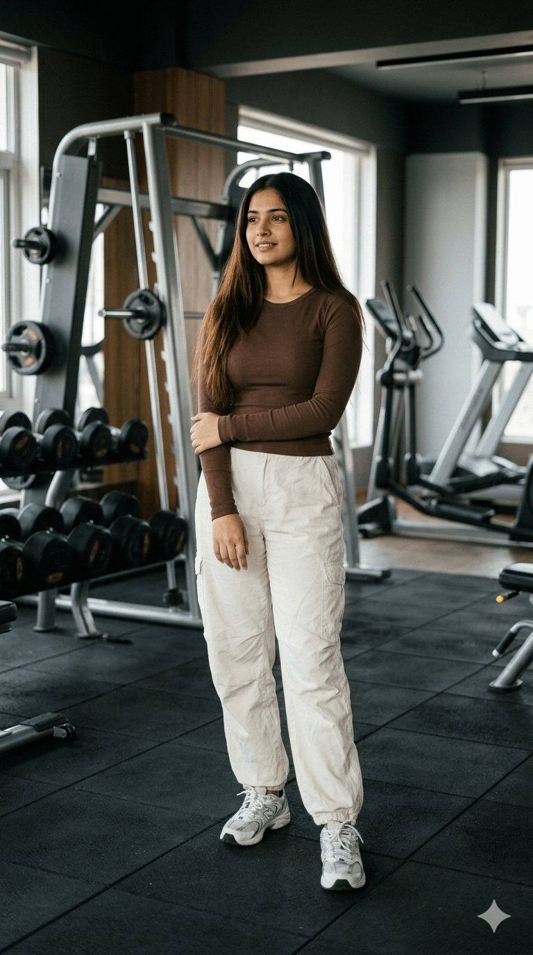 Long Sleeved In Modern Gym