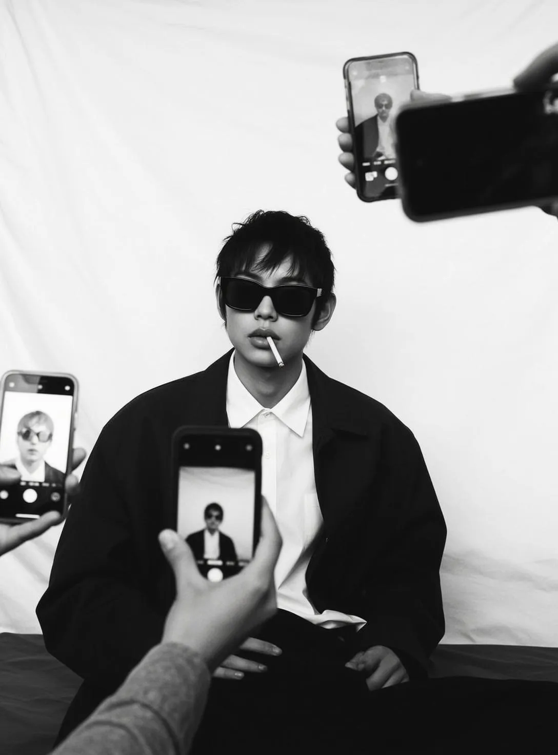 Sunglasses At Studio Portrait