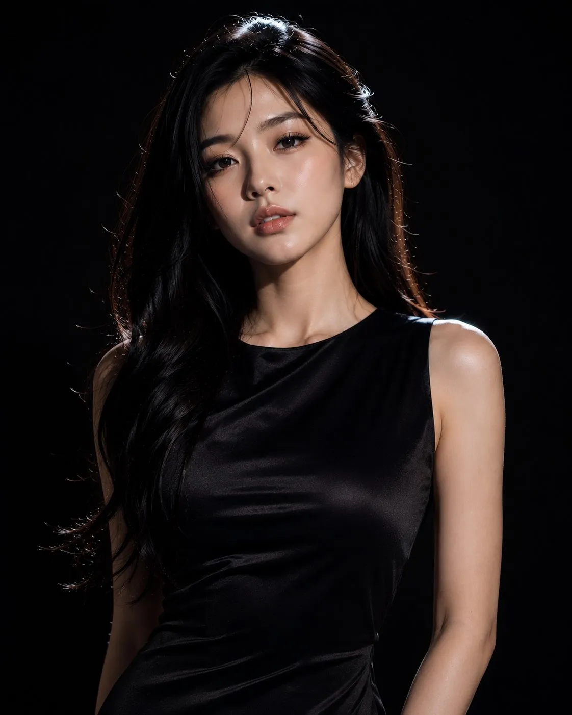 GPT Image 2 on ChatGPT  Prompt: An ultra-realistic high-fashion studio photoshoot of a beautiful young Korean woman i...