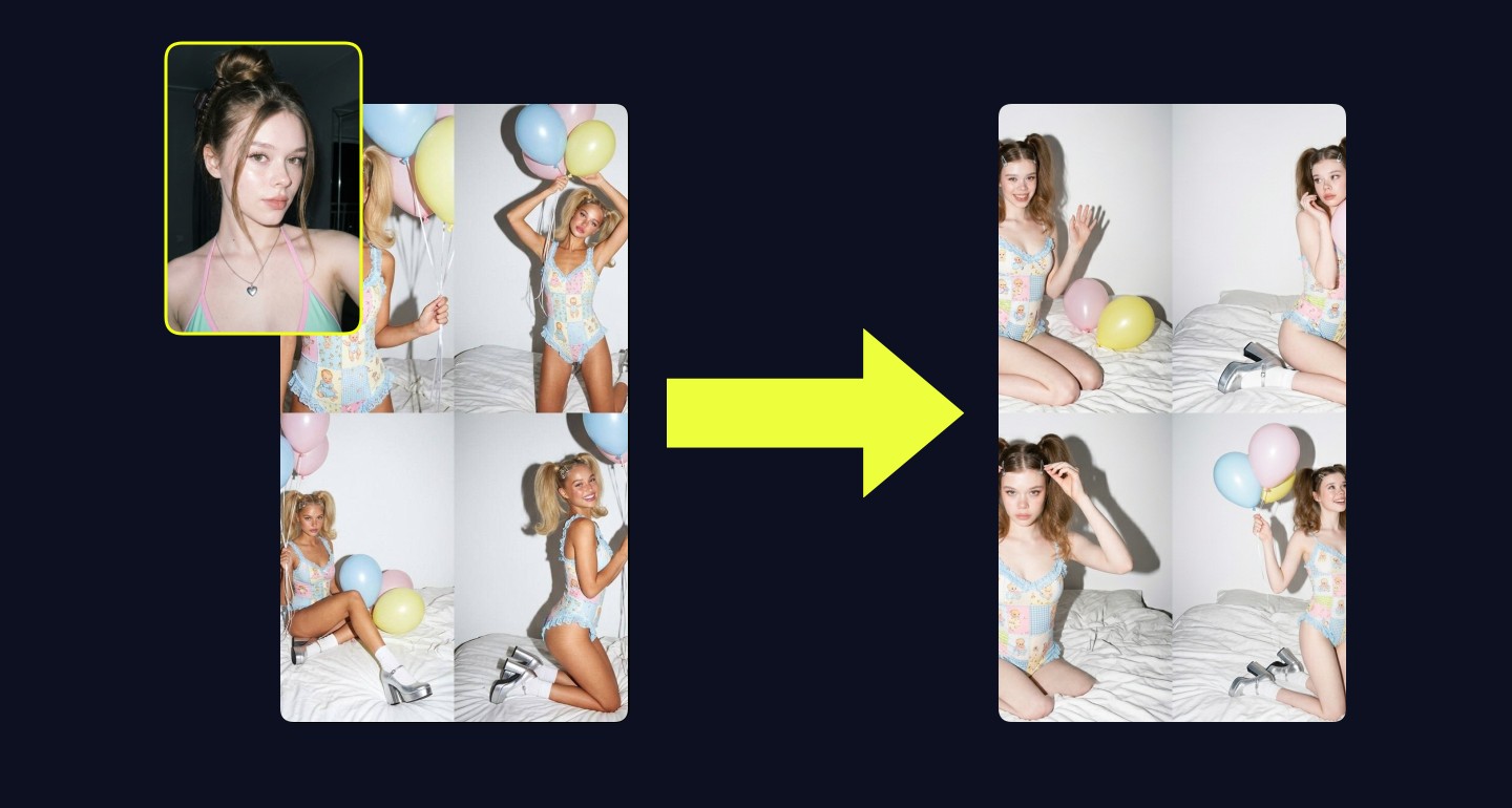 Mila remix walkthrough for Twin Ponytails Patchwork Bodysuit Balloons Bed Flash
