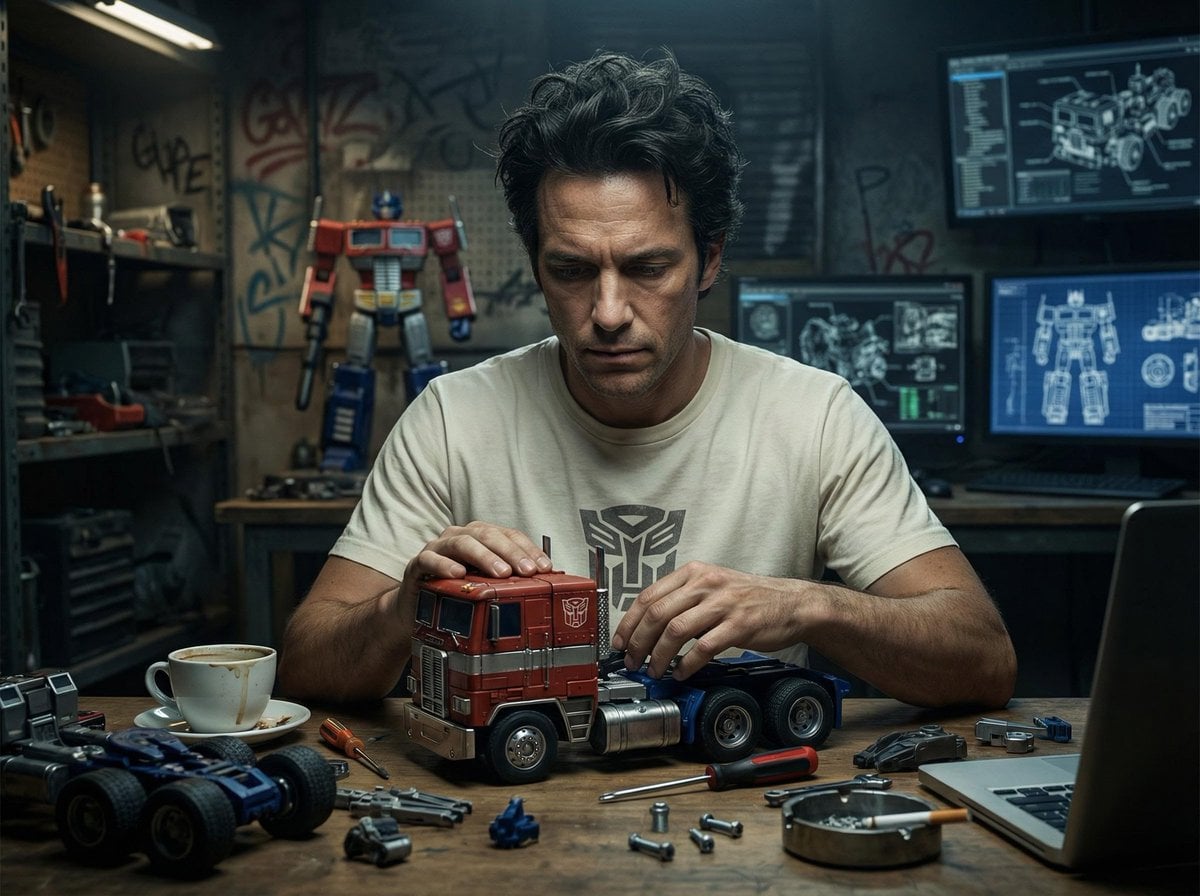 Assembling Optimus Prime Toy Dim Workshop