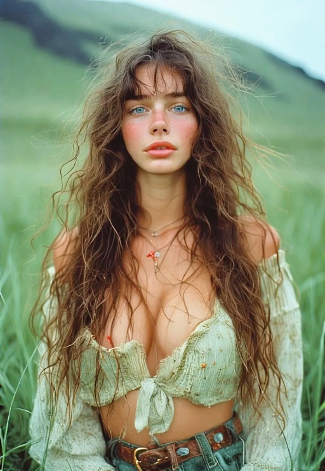Necklace In A Field