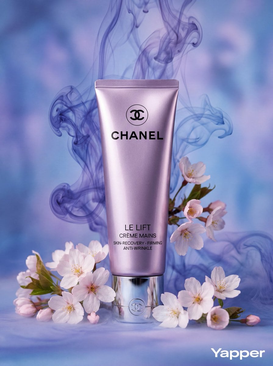 Deep Blue Swirling Clouds Around Product