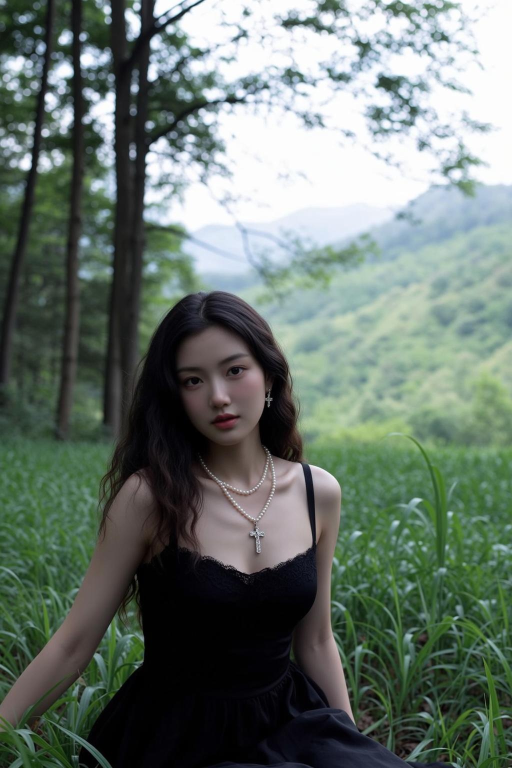 Pearl Cross Camisole