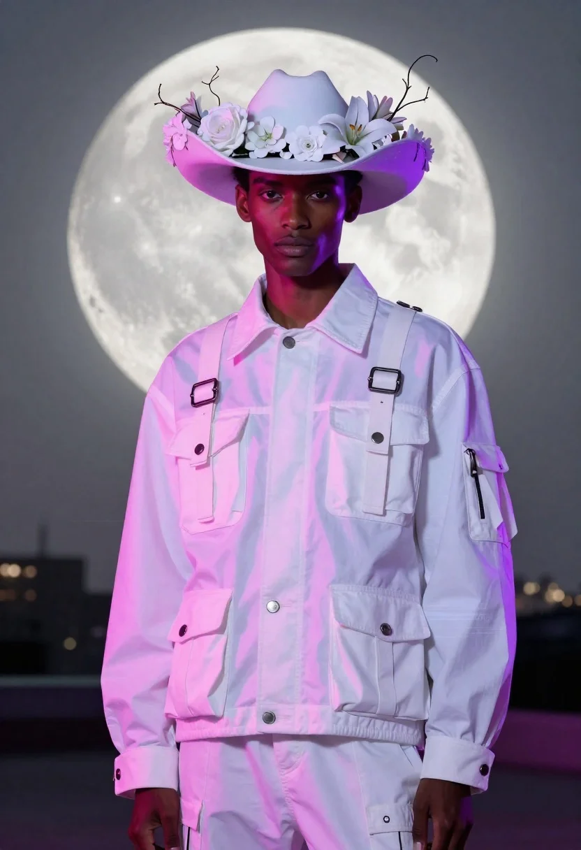 Subject Dark-skinned Model With Short Hair And Minimal Facial Features reference photo