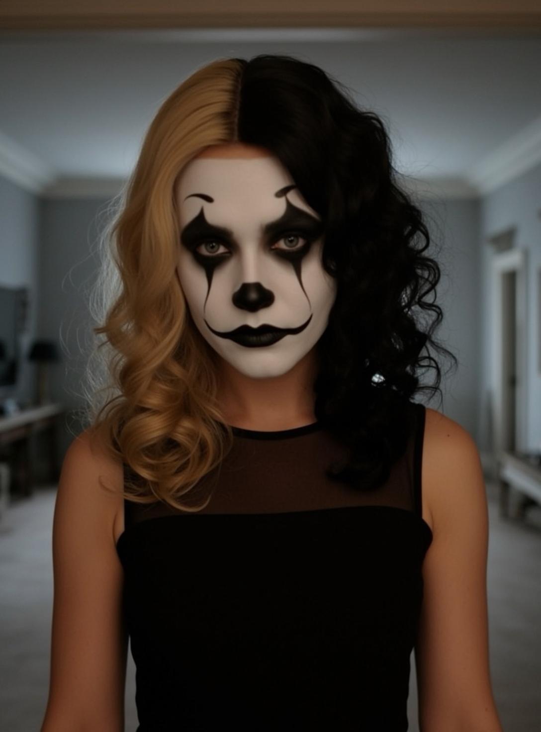 Clown Makeup Hallway Scene