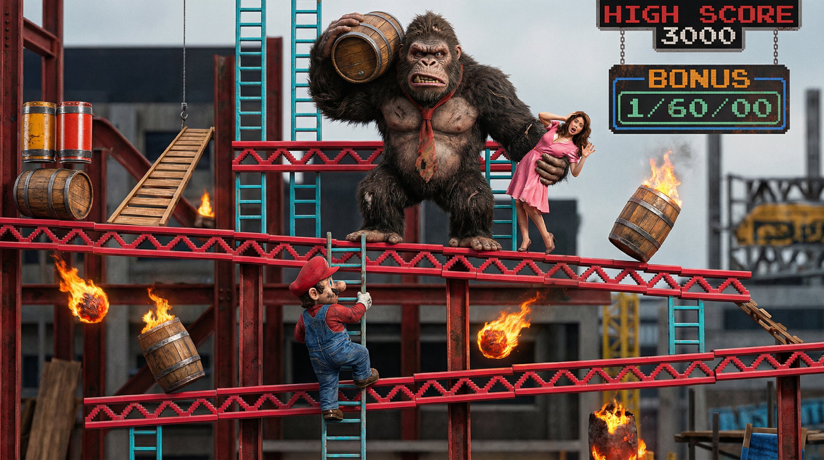 Furry Ape Arcade Construction Site Realistic