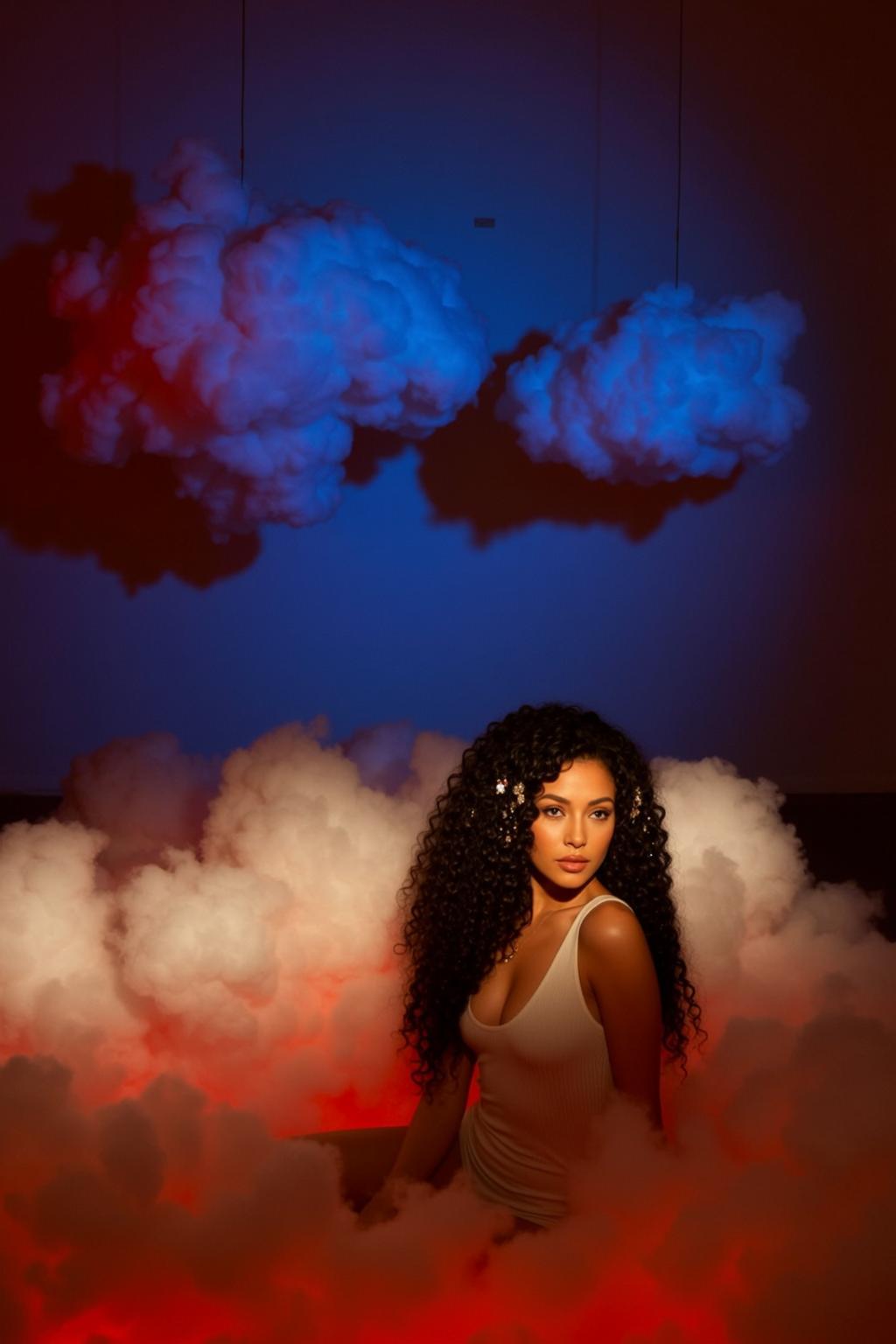 Cloud Lighting Studio Portrait
