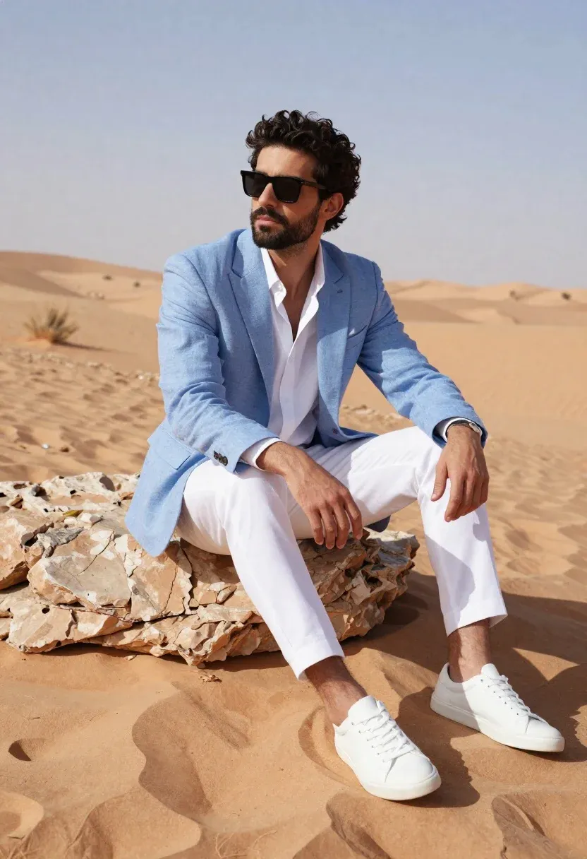 Sunglasses In Styled Portrait