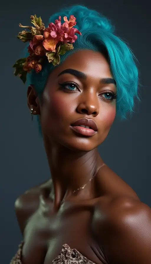 Simple Studio Close Portrait