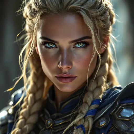 Intricate Warrior Portrait