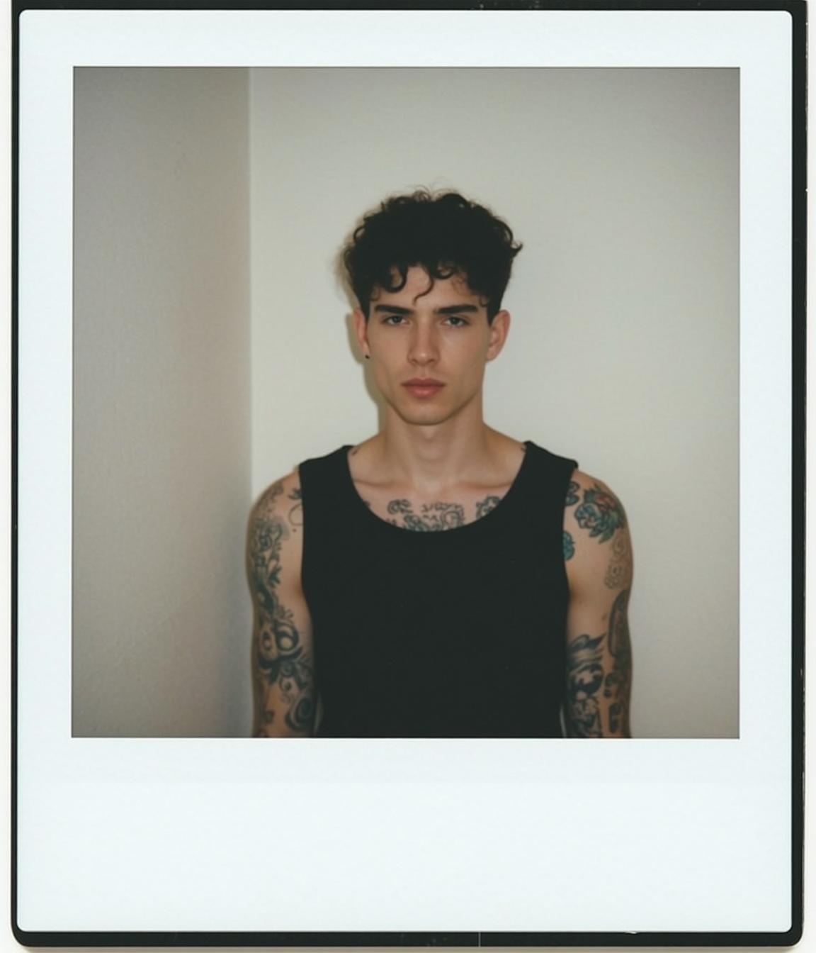 Tattooed Polaroid Portrait Study