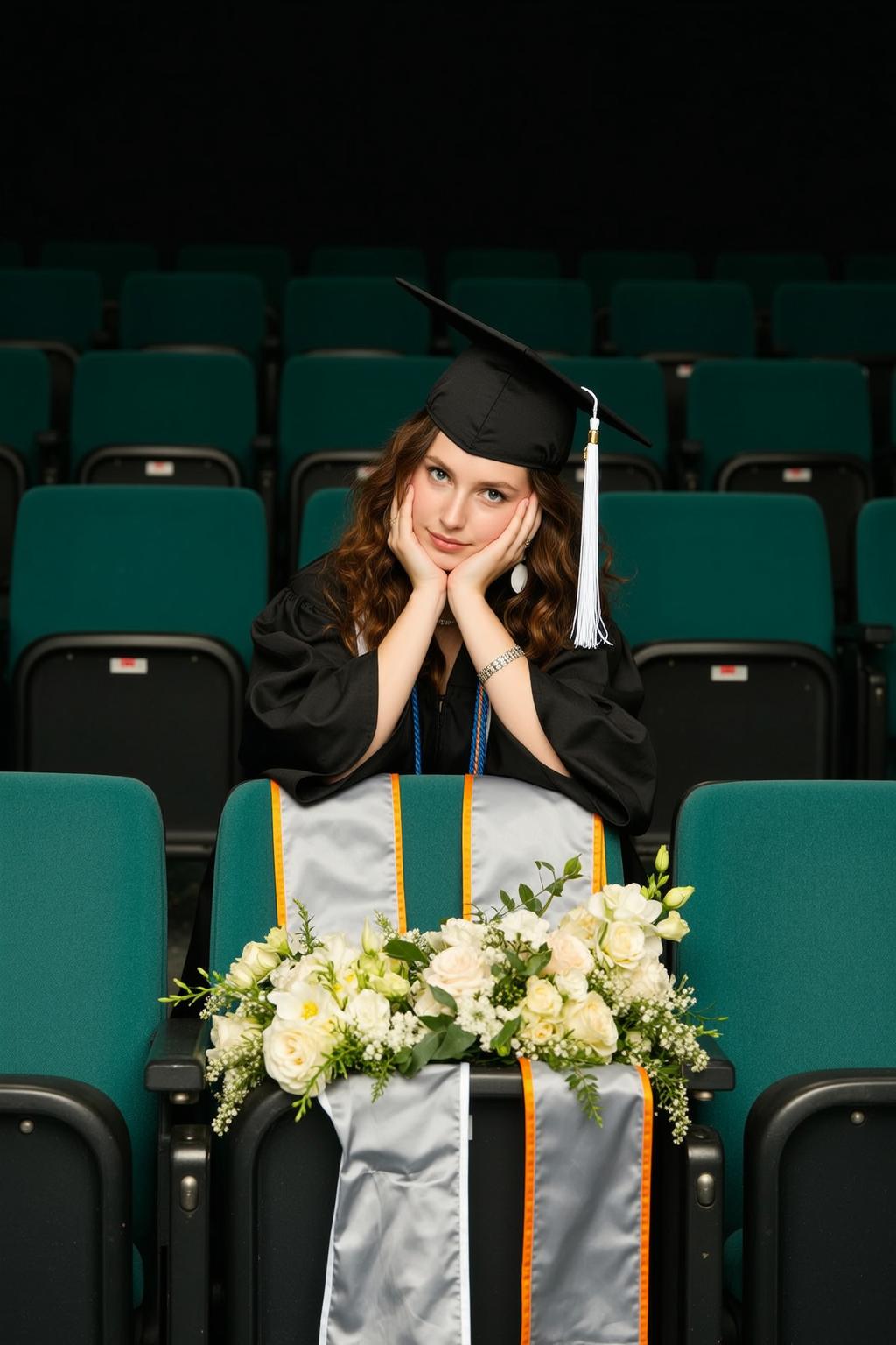 Explore Young Seated Leaning Forward Her Elbows