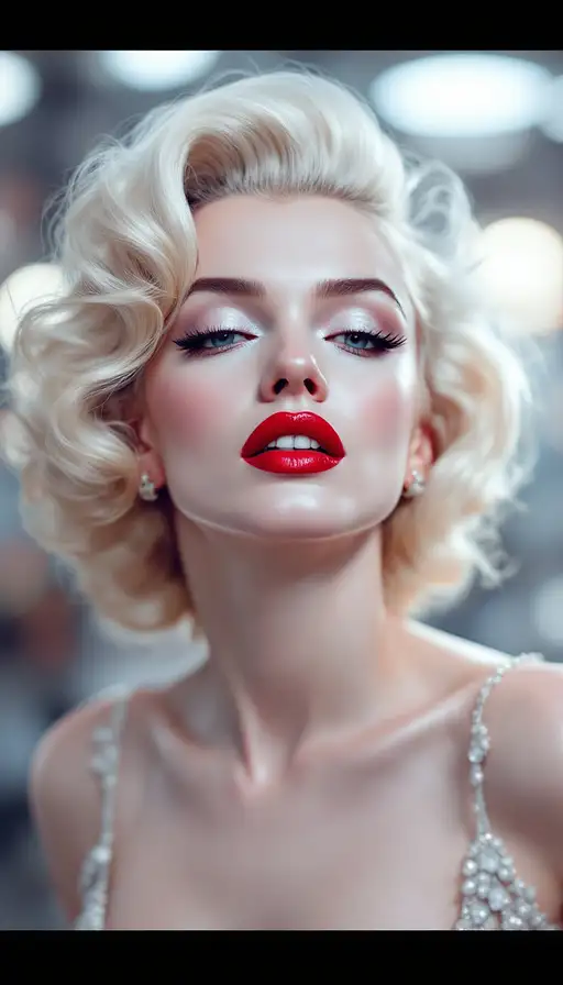 Hyperrealistic Marilyn Monroe Portrait