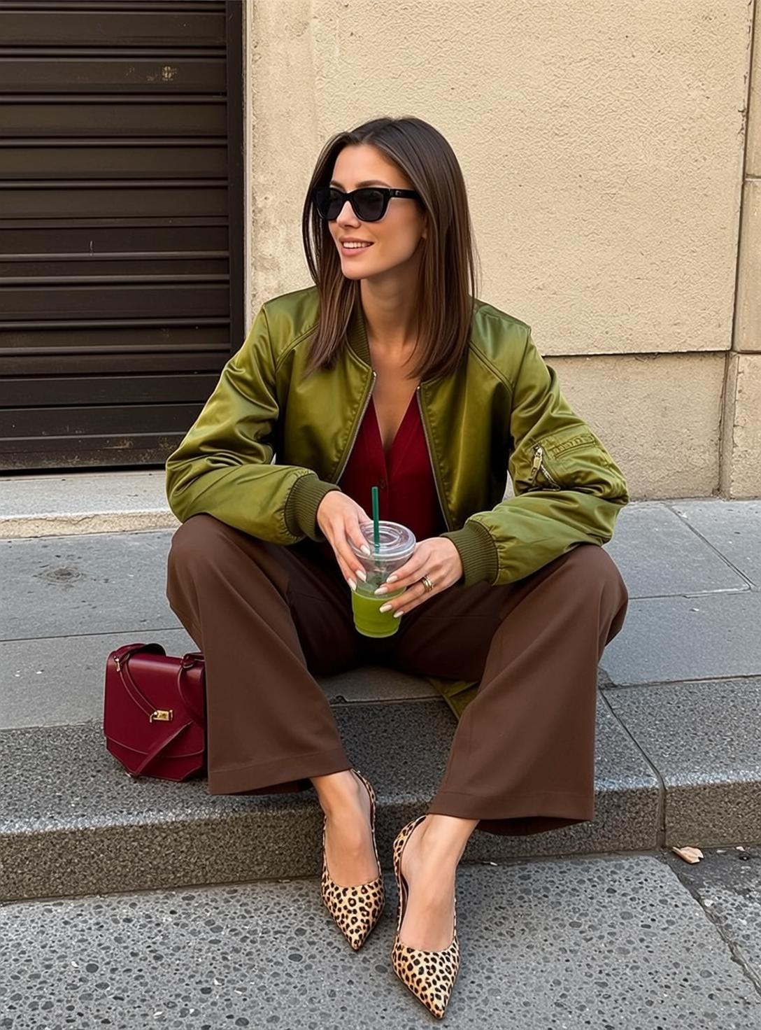 Autumn Medium Length Brown Hair Fair Skin
