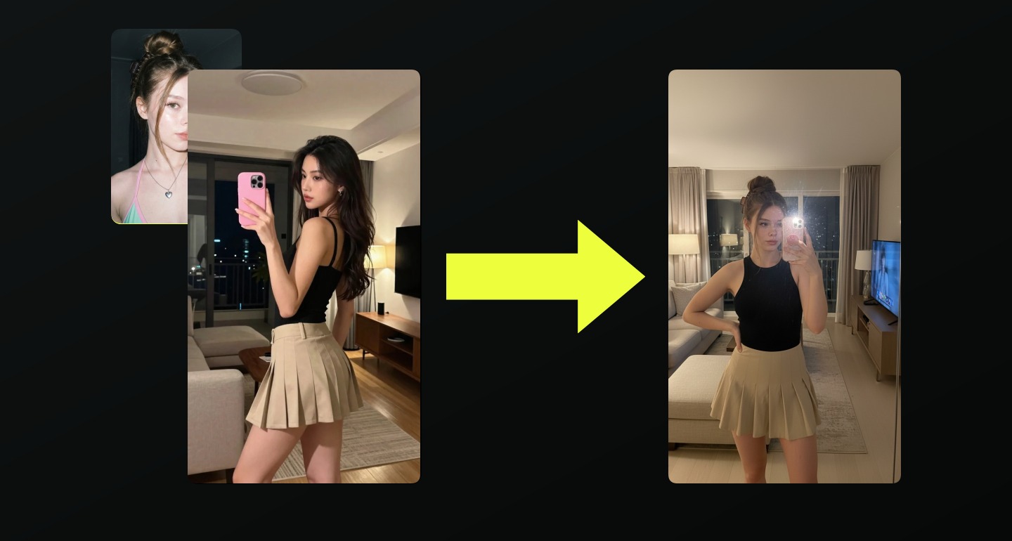 Mila remix walkthrough for Modern Apartment Living Room Mirror Selfie