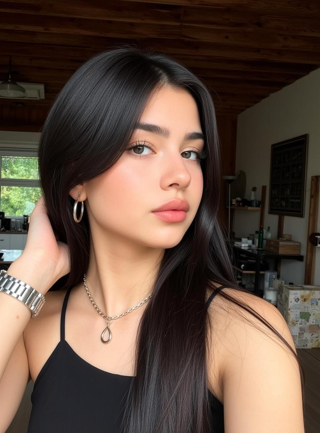 Bare Shoulder Soft Glam Pose